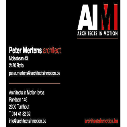 Architect Peter Mertens
