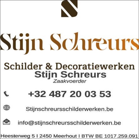 Stijn Schreurs Schilderwerken