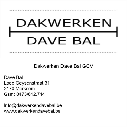 Dakwerken Dave Bal GCV