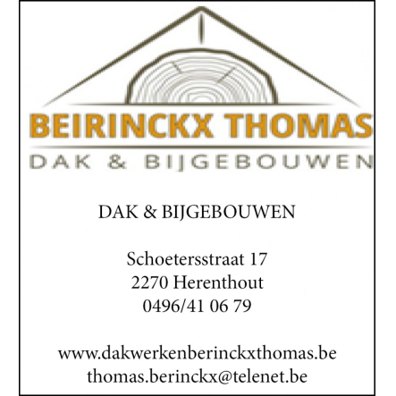 Dak & Bijgebouwen Beirinckx Thomas